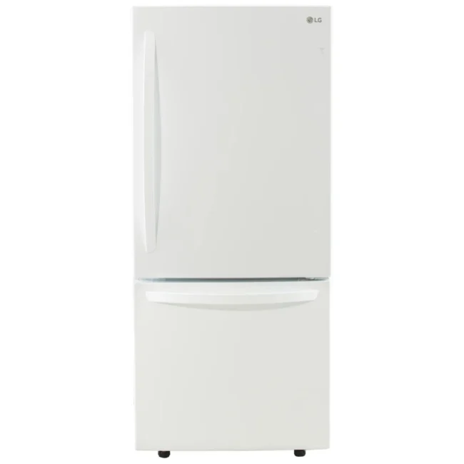 Réfrigérateur à congélateur inférieur LG – 30 pouces, blanc – LRDNS2200W