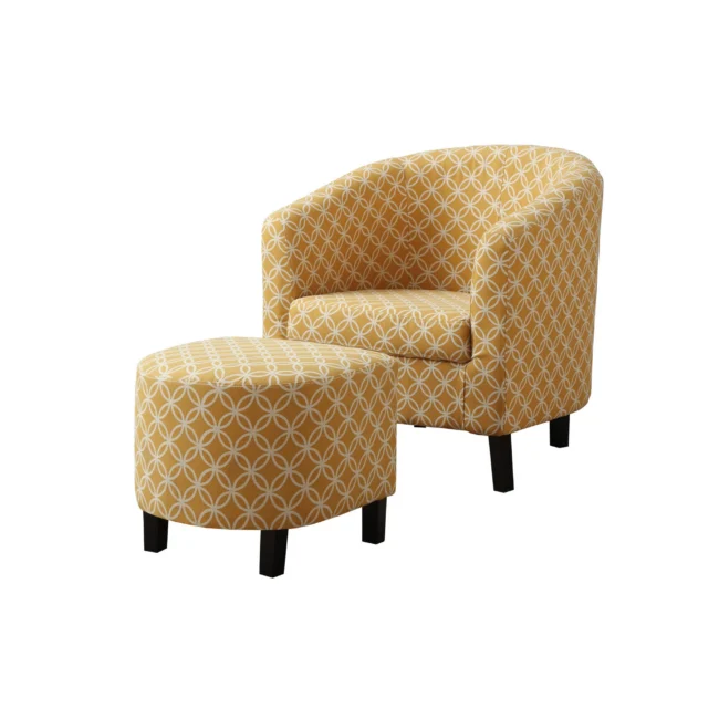 Fauteuil avec pouf Monarch – I 8059