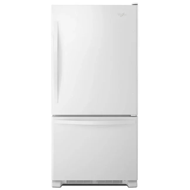Réfrigérateur à congélateur inférieur Whirlpool – 30 pouces, blanc – WRB329DFBW