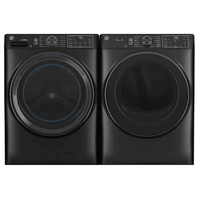 GE Profile washer and dryer set - 28 inches, 5.8 cu. ft / 7.8 cu. ft - GFW655SPVDS & GFD65ESMVDS