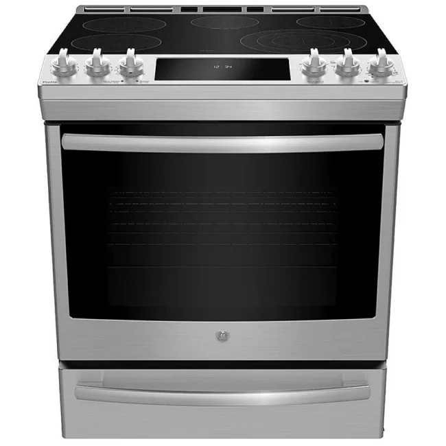 Cuisinière électrique GE Profile, 30 pouces, inox – PCS940YMFS