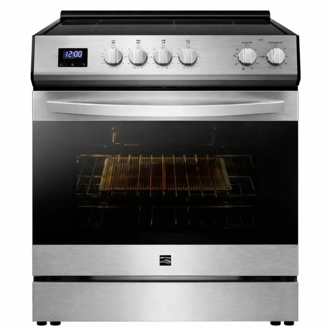 Cuisinière à induction Kenmore – 30 pouces, 5.0 pi³, convection, inox – 22-96873