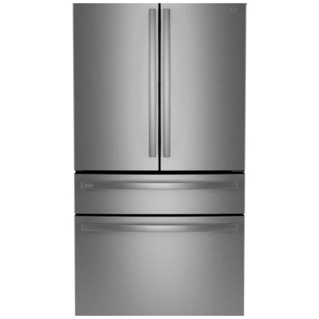 Réfrigérateur GE Profile à portes françaises, 36 pouces avec eau et glace, inox – PGE29BYTFS