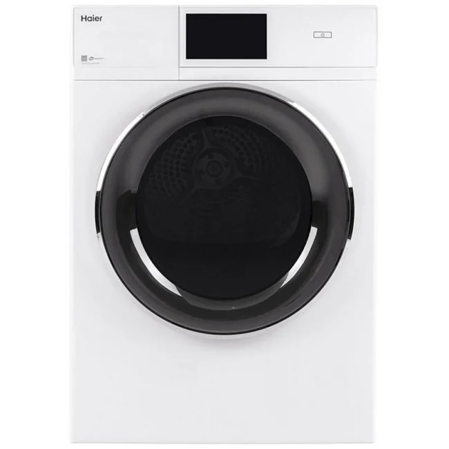 Sécheuse électrique Haier – 24 pouces, 4,1 pi³, blanc – QFD15ESMNWW