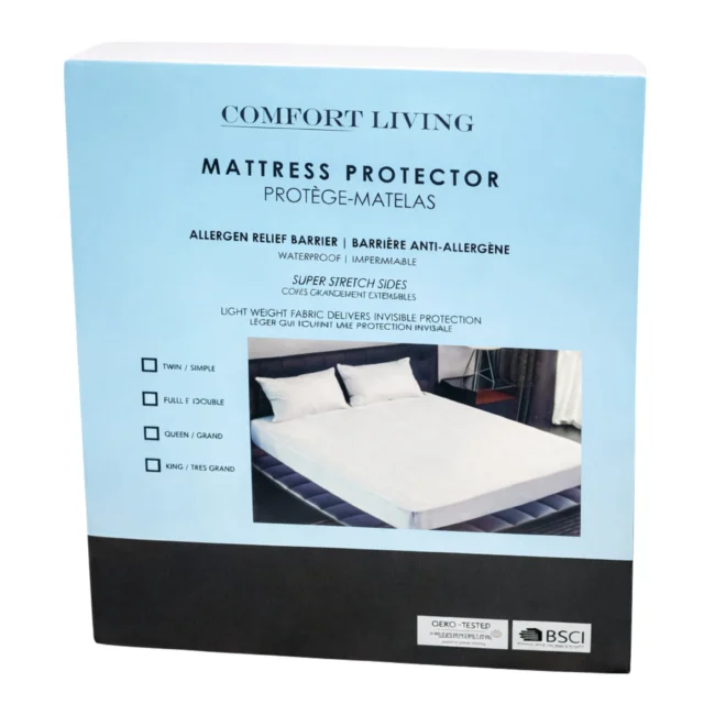 Protège-matelas Comfort Living – imperméable et respirant