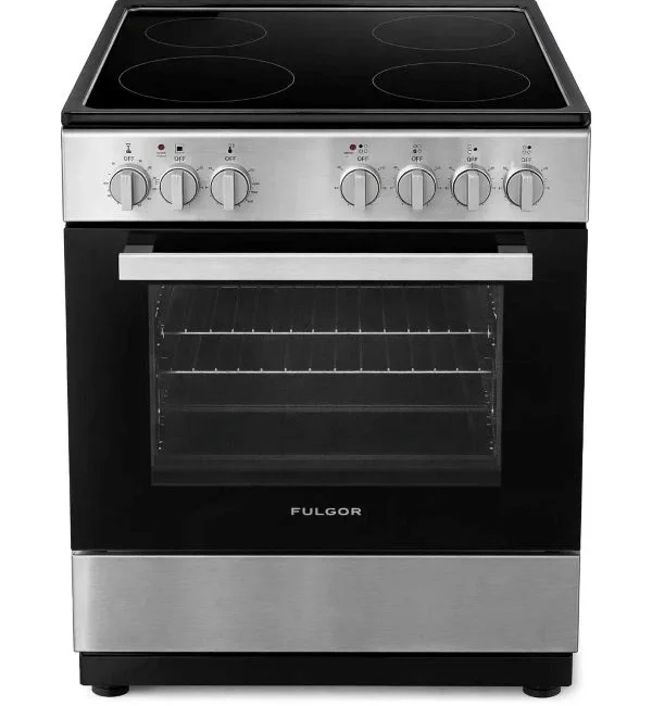 Cuisinière électrique Fulgor Milano 24 pouces, Inox – F1FETR24S1
