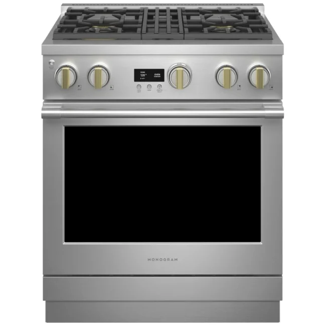 Cuisinière à biénergie MONOGRAM 30 pouces inox – ZDP304NTSS