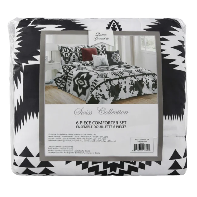 Ensemble douillette Swiss 6 pièces – confortable, complet et moderne