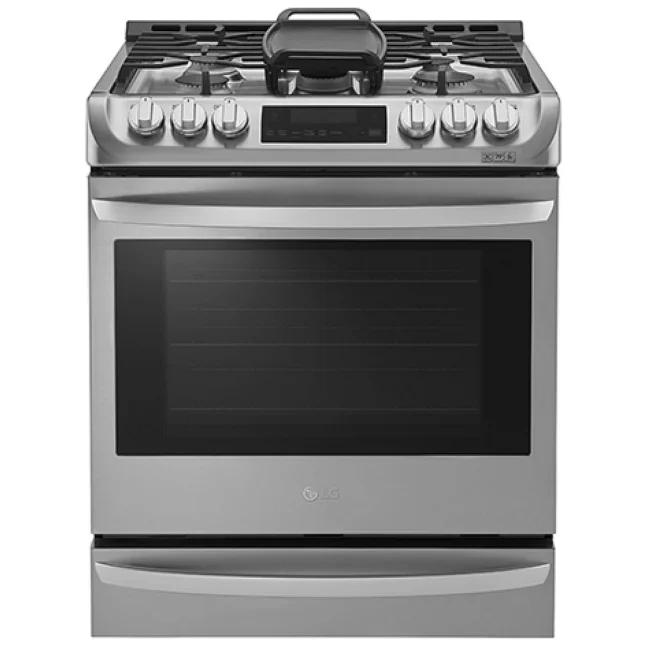 LG Gas Range - 30 inch, 6.3 cu. ft., stainless steel - LSG5513ST