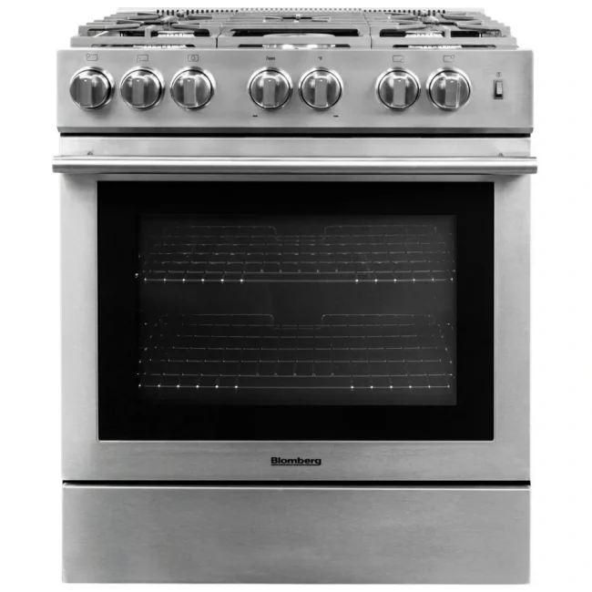 Cuisinière à gaz Blomberg – 30 pouces, 5,7 pi³, acier inoxydable – BGR30522SS