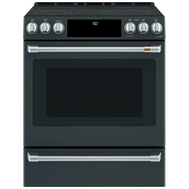 Cuisinière électrique GE Café, 30 pouces, noir – CCES700P3ND1