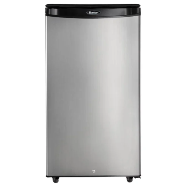 Réfrigérateur compact Danby – 17 pouces, ENERGY STAR, inox – DAR033A1BSLDBO