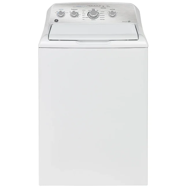 Laveuse à chargement vertical GE, 27 pouces, blanc – GTW451BMRWS