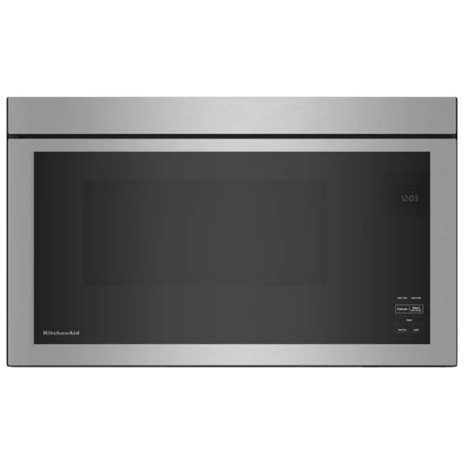 Micro-ondes à hotte intégrée KITCHENAID, 30 pouces, inox – YKMMF330PPS00