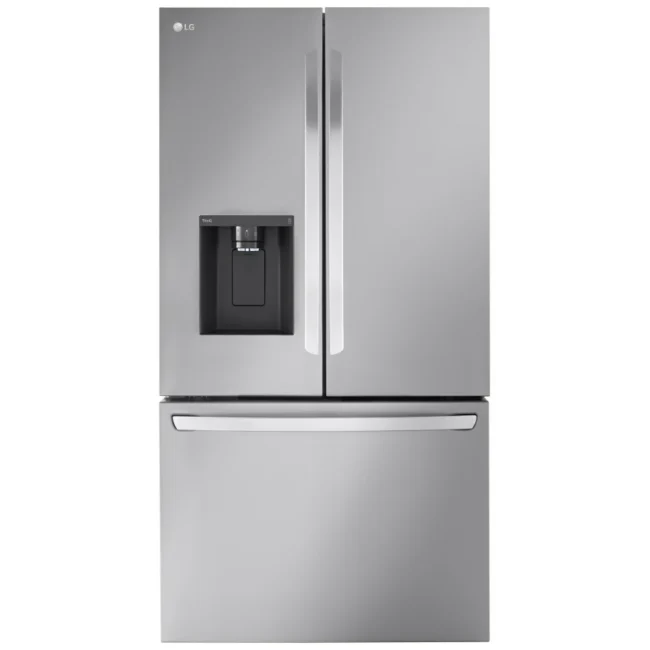Réfrigérateur à profondeur de comptoir à portes françaises LG, 36 pouces avec eau et glace, inox – LRFXC2606S