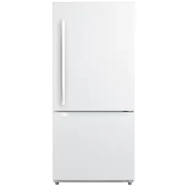 Réfrigérateur à congélateur inférieur Moffat – 30 pouces, 18,6 pi³, blanc – MDE19DTNKWW
