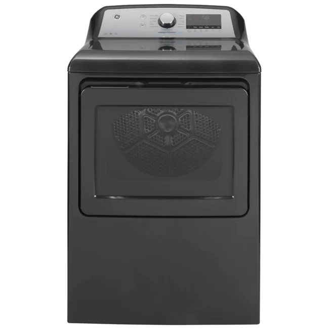 Sécheuse au gaz GE – 27 pouces, 7,4 pi³, gris diamant – GTD84GCMNDG