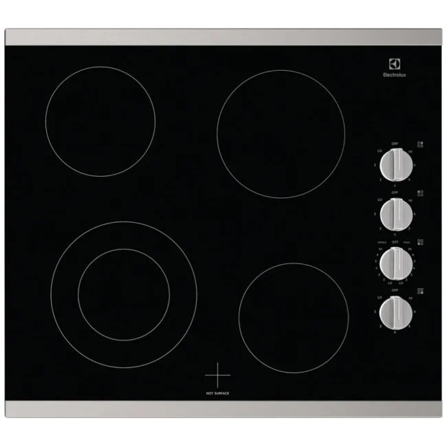 Plaque de cuisson électrique Electrolux, 24 pouces, inox – ECCE242CAS