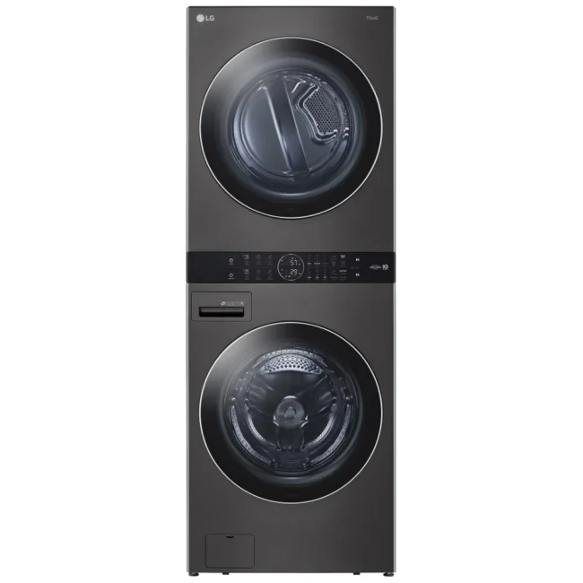 Laveuse-sécheuse LG inox noir 27 pouces – WKEX300HBA