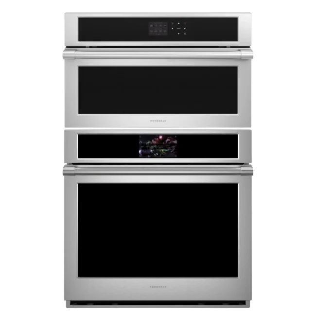 Ensemble fours encastrés Monogram – Four simple + four à vapeur, 30 pouces, inox – ZTS90DPSNSS + ZMB9032SNSS