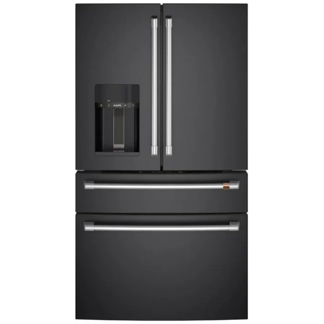 Réfrigérateur Café portes françaises noir mat 36 pouces, 22,3 pi³ – CXE22DP3PD1